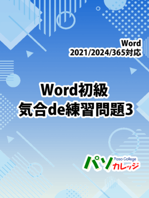 Word初級 気合de練習問題3（2021、365）